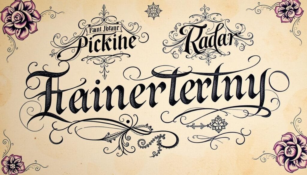 prompt para crear diseños de tatuajes de lettering