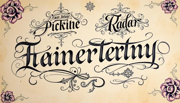 prompt para crear diseños de tatuajes de lettering