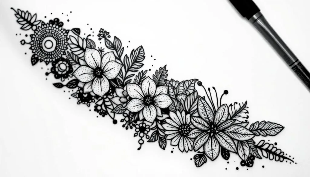 Mejores Prompts para Crear Diseños de Tatuajes Dotwork con IA 1 prompt para crear diseños de tatuajes dotwork con IA