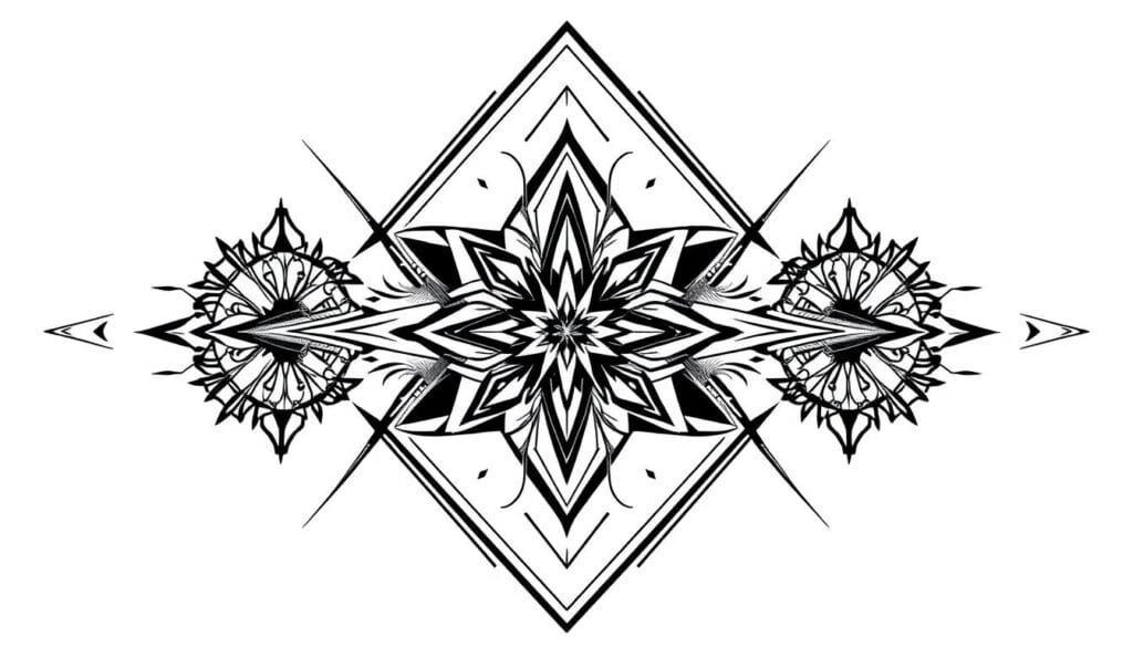 prompt para crear diseños de tatuajes geométricos
