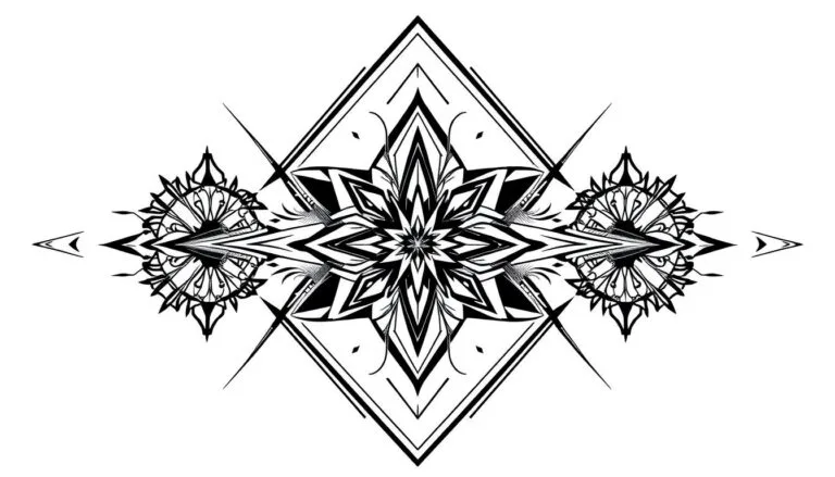 prompt para crear diseños de tatuajes geométricos