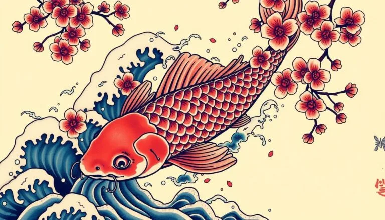 prompt para crear diseños de tatuajes japoneses tradicionales