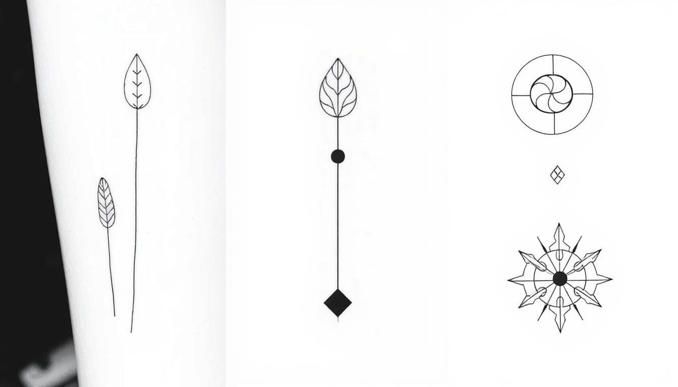 prompt para crear diseños de tatuajes minimalistas