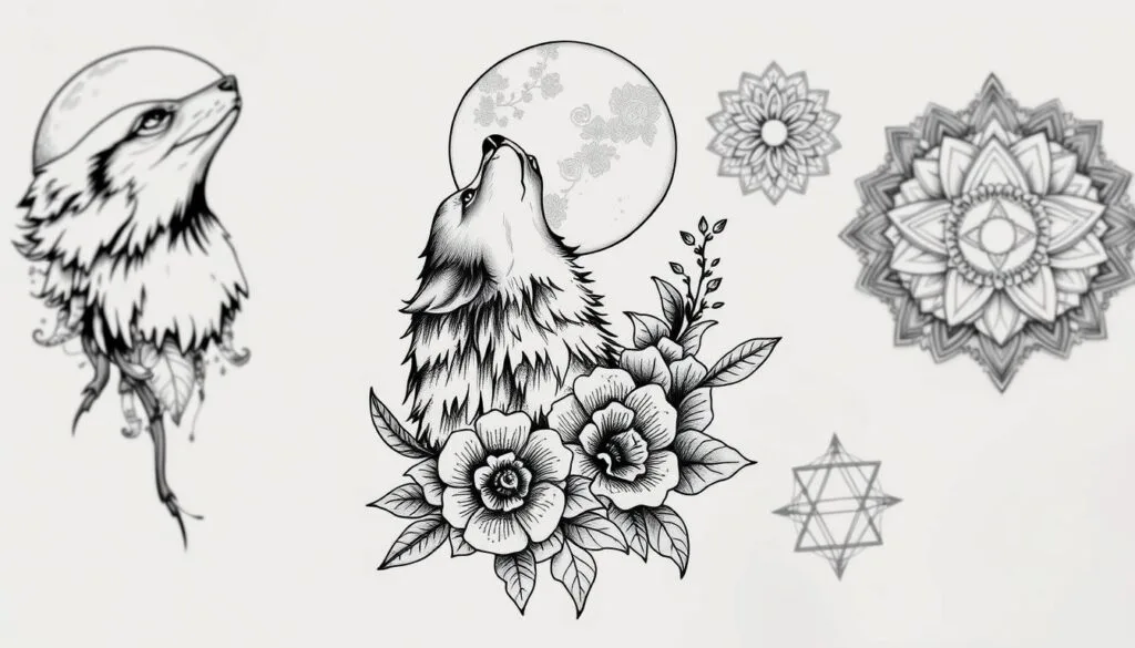 Mejores Prompts para Crear Diseños de Tatuajes Realistas en Blanco y Negro con IA 1 prompt para crear diseños de tatuajes realistas en blanco y negro