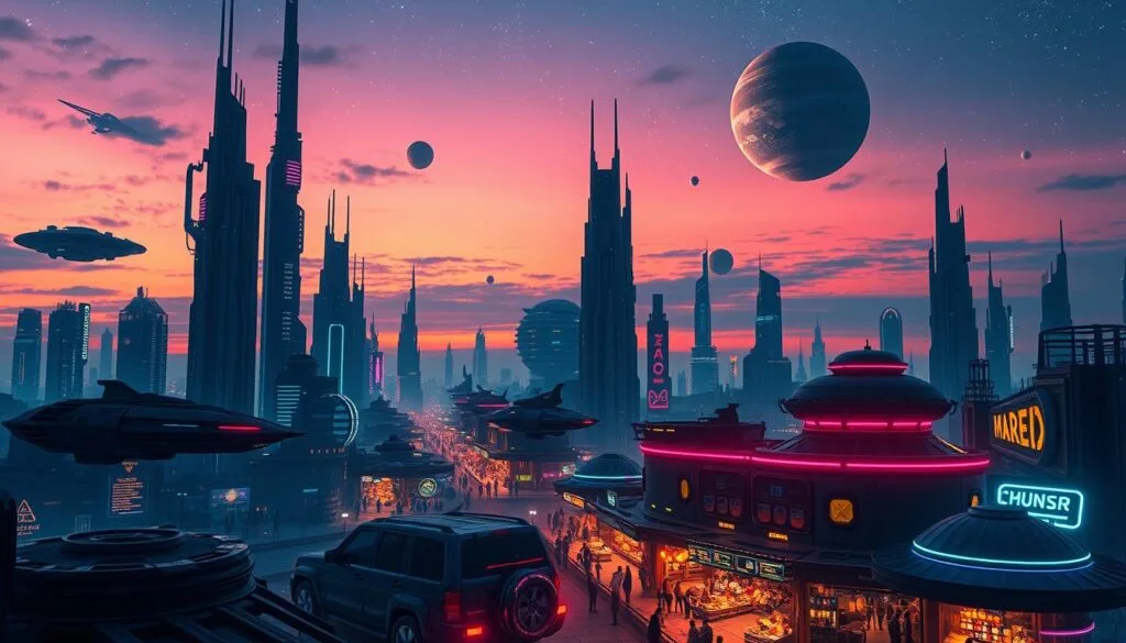 prompt para crear escenarios de ciencia ficción con IA