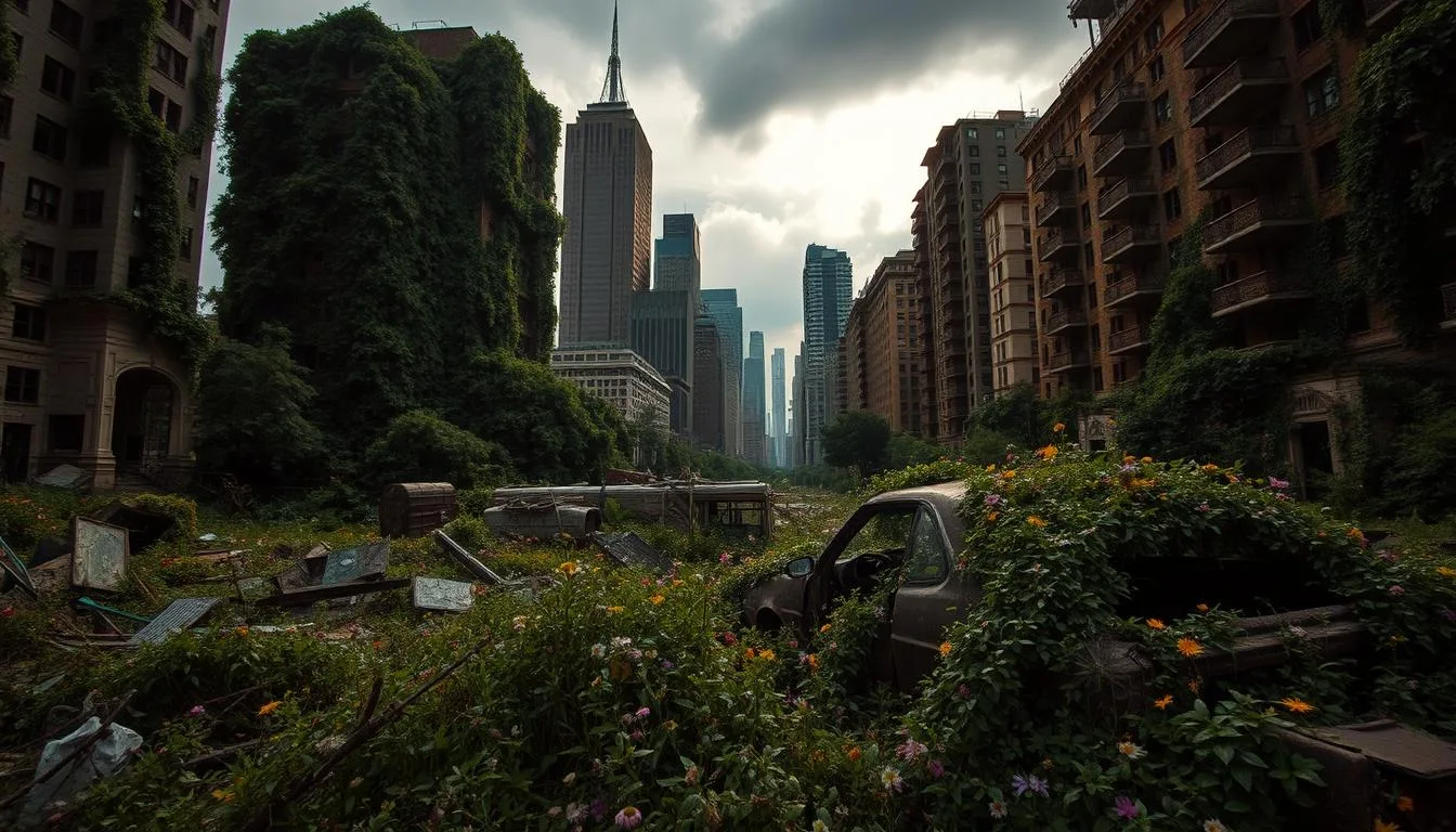 prompt para crear escenas post-apocalípticas con IA