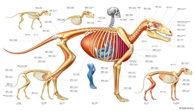 Mejores Prompts para Crear Ilustraciones de Anatomía Animal con IA 1 prompt para crear ilustraciones de anatomía animal con IA