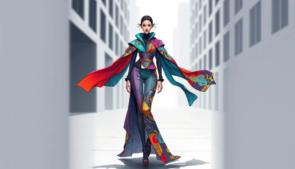 prompt para crear ilustraciones de moda con IA