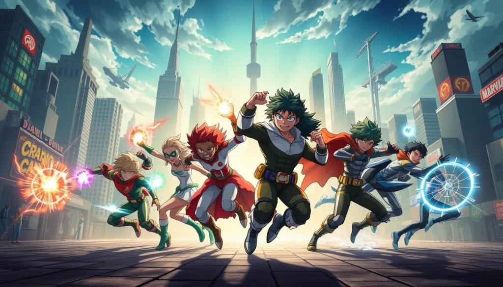 prompt para crear imagen My Hero Academia
