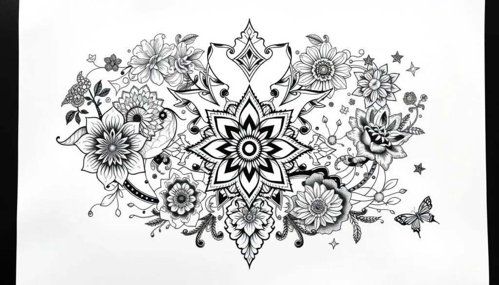 prompts efectivos para creación de tatuajes blackwork