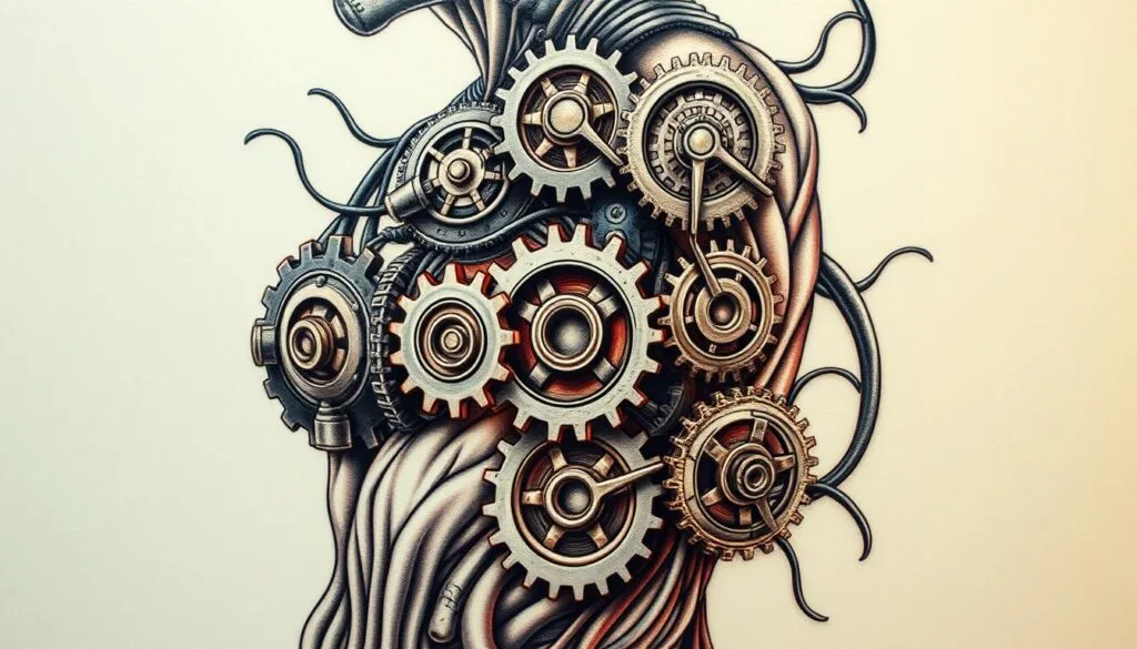 prompts efectivos para tatuajes biomecánicos