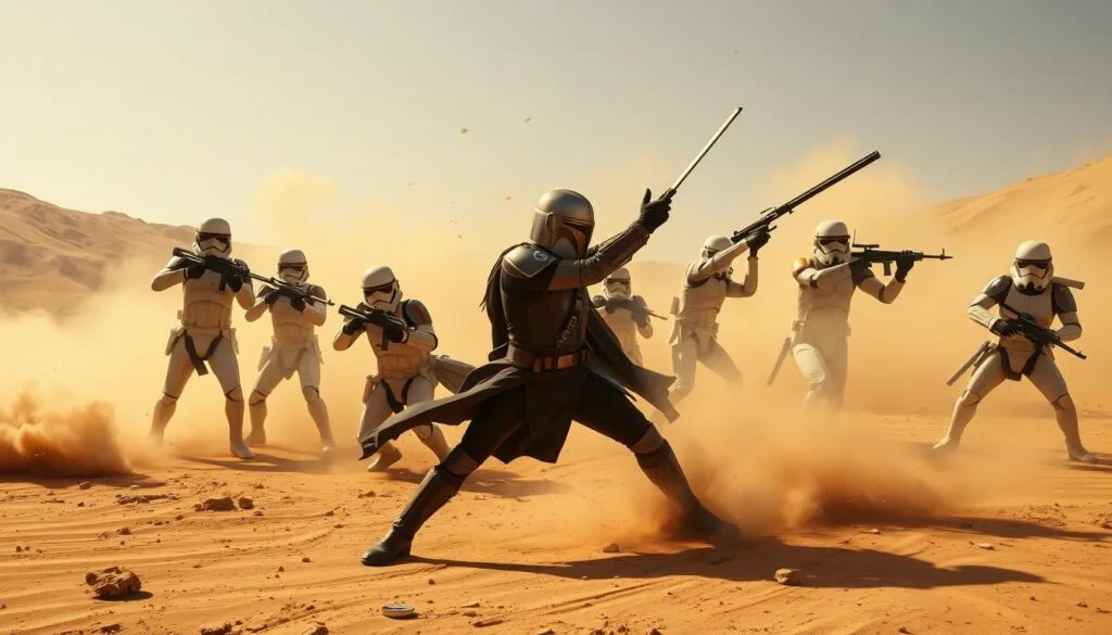 prompts para batallas, The Mandalorian prompts para batallas, The Mandalorian