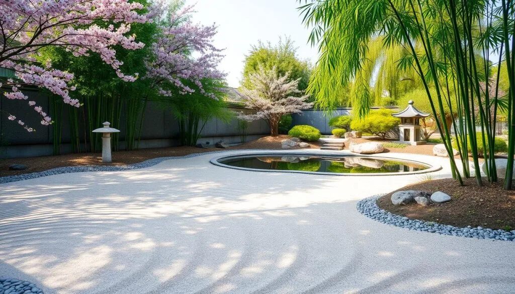prompts para jardines zen