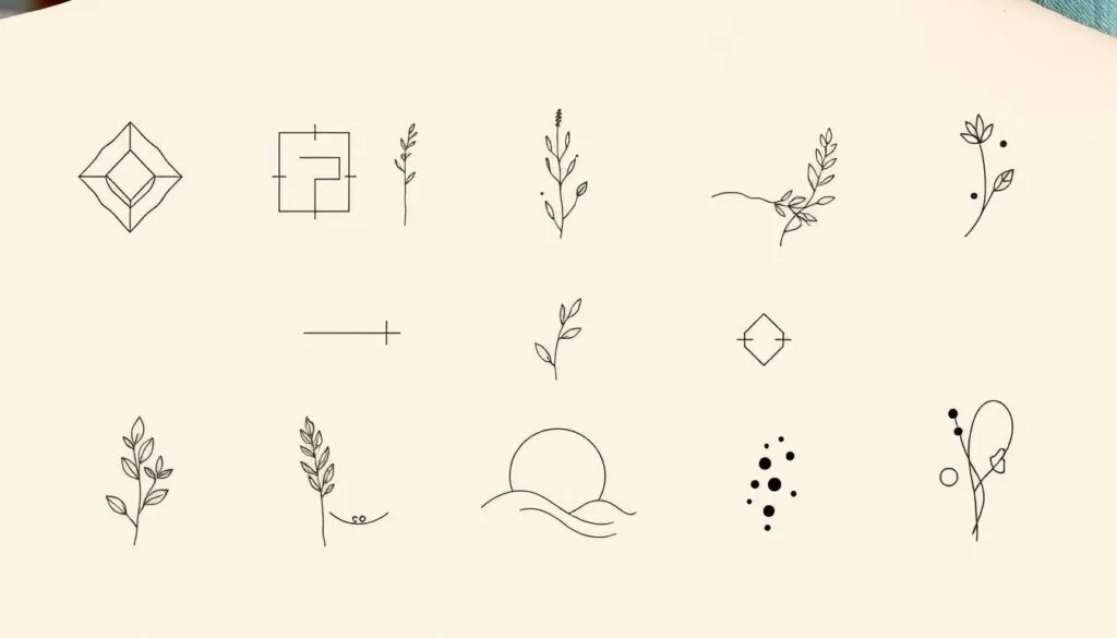 prompts para tatuajes minimalistas