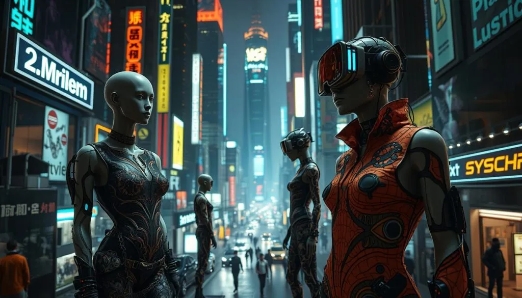 sensibilidad estética en moda cyberpunk