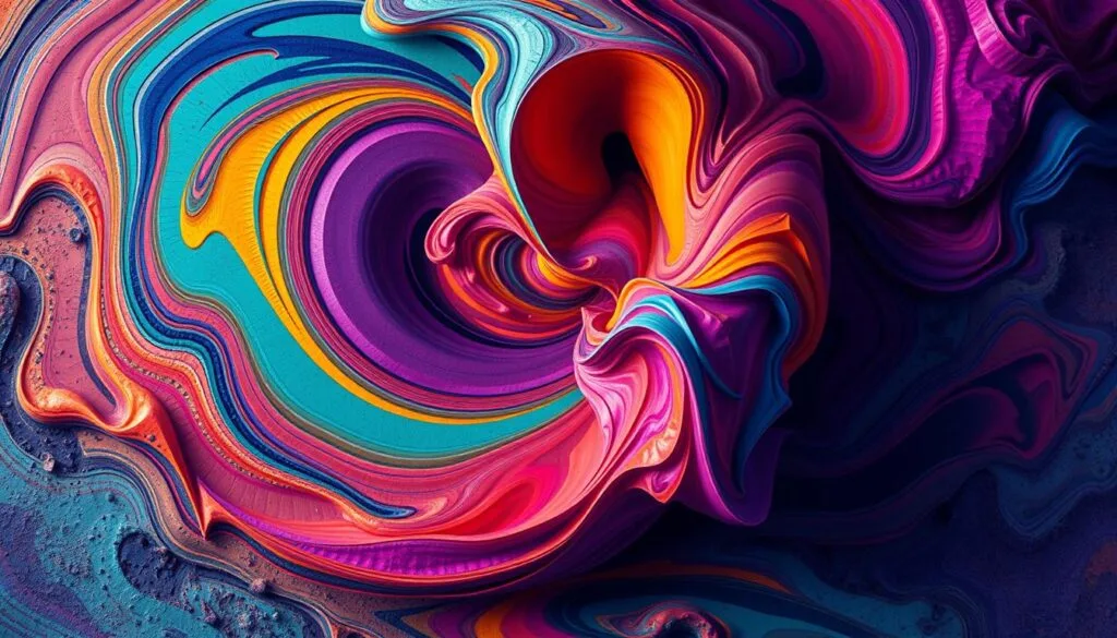técnicas de refinación en arte abstracto digital