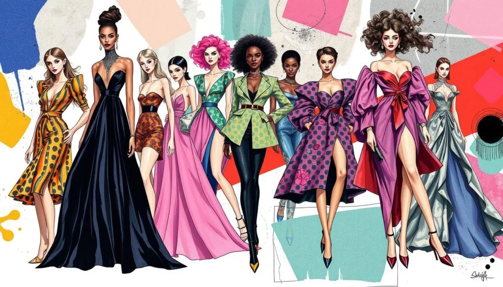 tendencias de moda en ilustración editorial