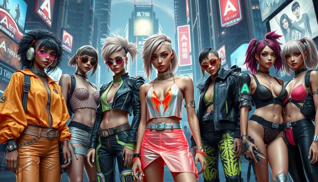 tendencias moda cyberpunk