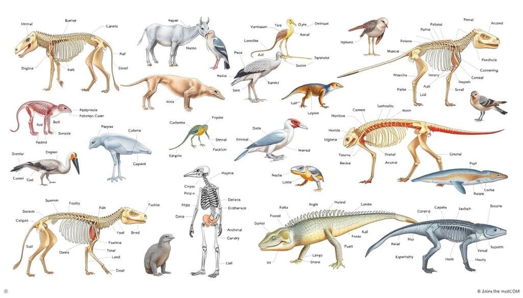 tipos de prompts en ilustraciones de anatomía animal