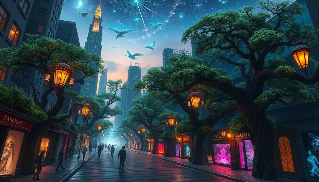 tipos de prompts para fantasía urbana