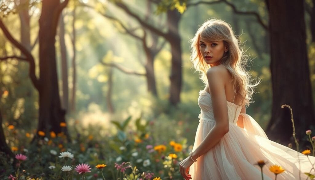 Mejores Prompts para Crear Imágenes de Taylor Swift con IA 1 Prompt para crear imagen de Taylor Swift