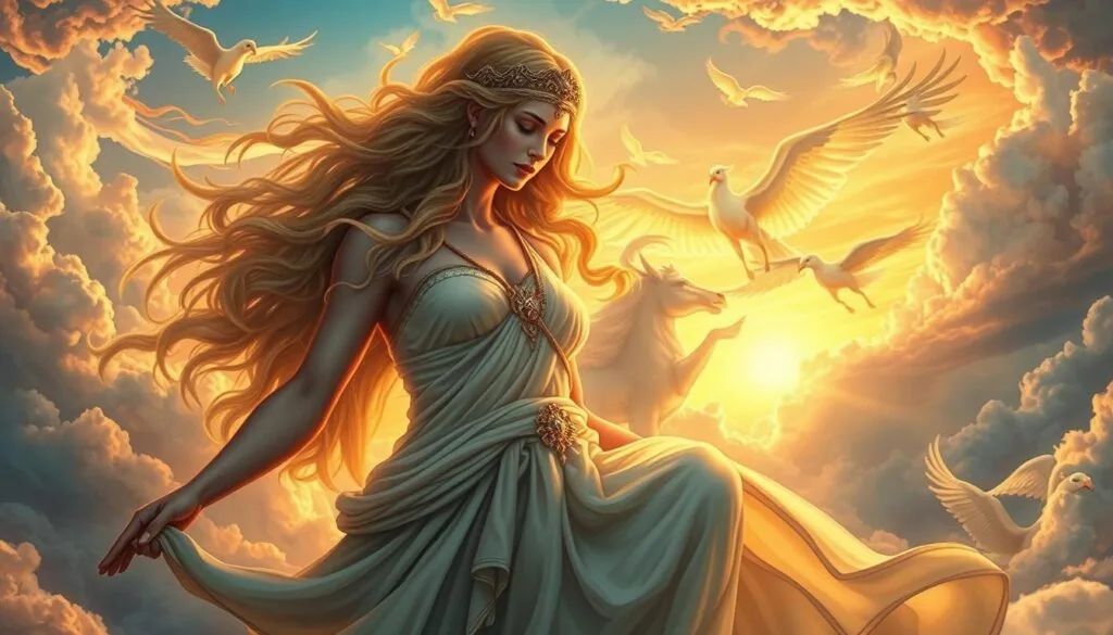 ejemplos de prompts mitología ilustraciones