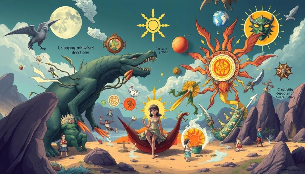 errores comunes en prompts de ilustraciones mitológicas
