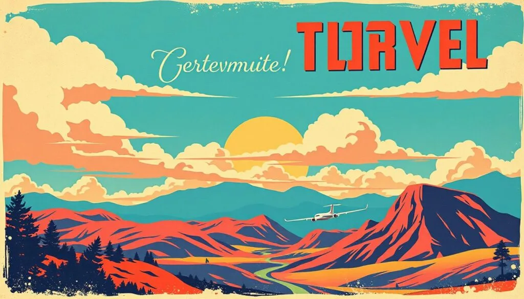 Mejores Prompts para Crear Carteles Vintage: Viaja al Pasado con Diseños Retro (IA) 1 prompt para crear diseños de carteles vintage