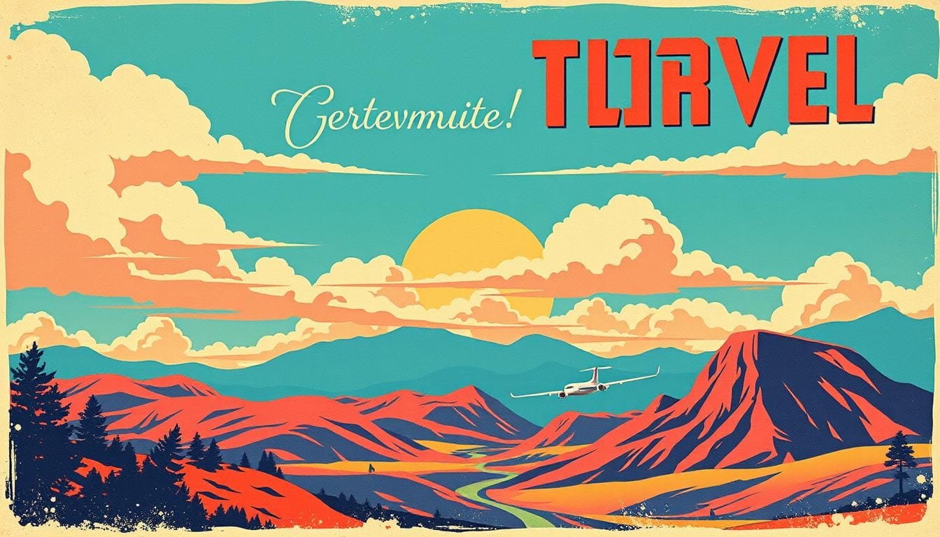 Mejores Prompts para Crear Carteles Vintage: Viaja al Pasado con Diseños Retro (IA) 1 prompt para crear diseños de carteles vintage