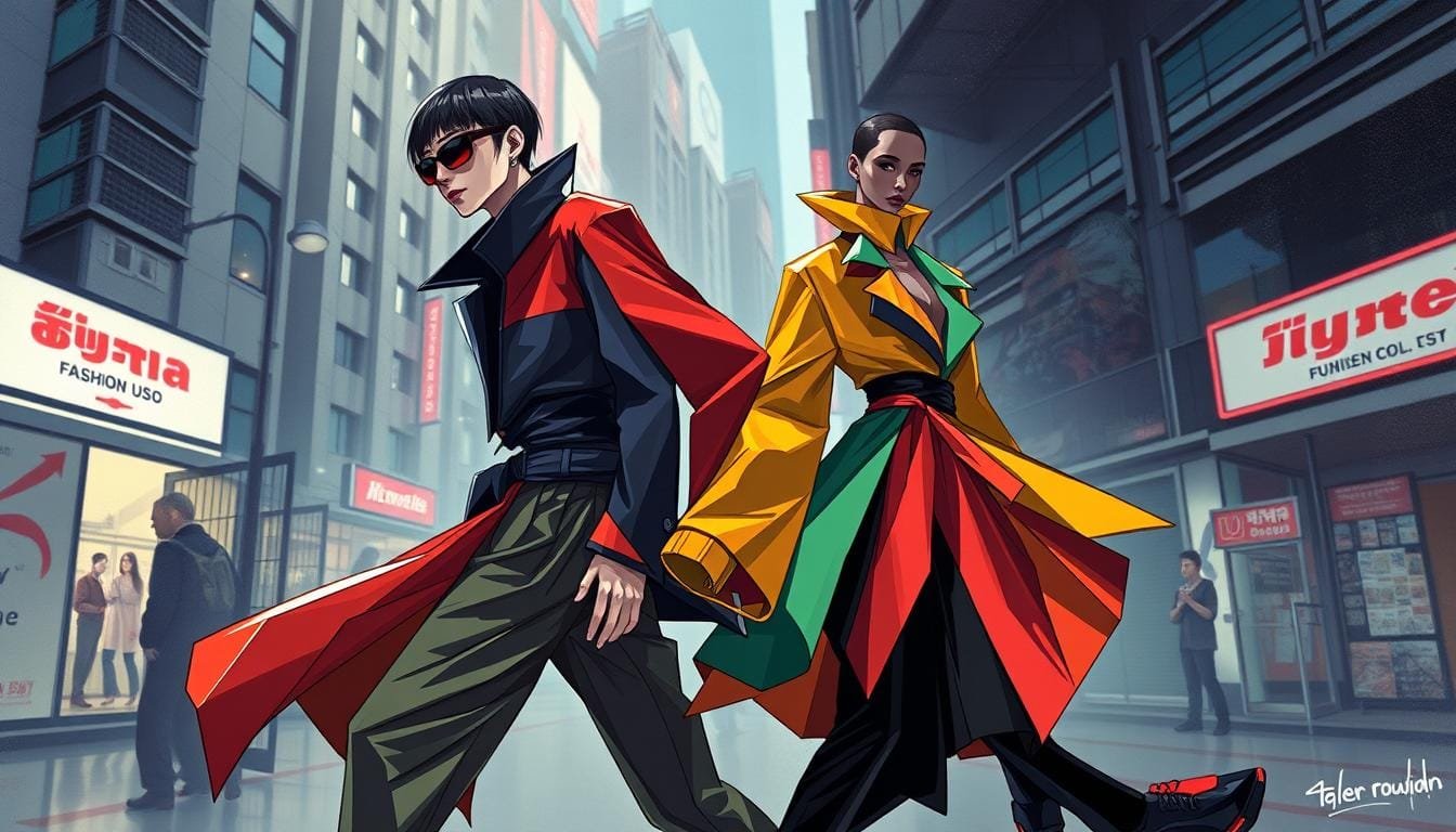 prompt para crear ilustraciones de moda avant-garde con IA