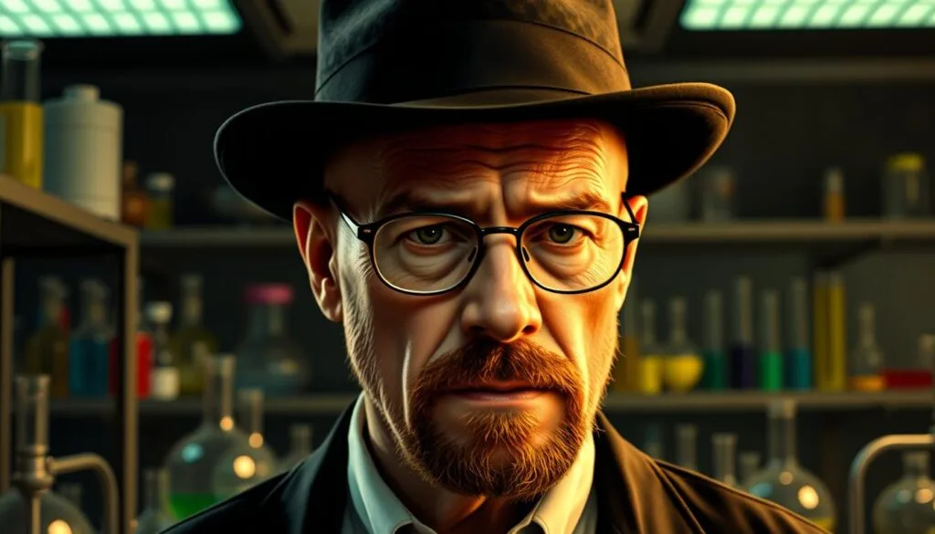 Creación de imagen Walter White