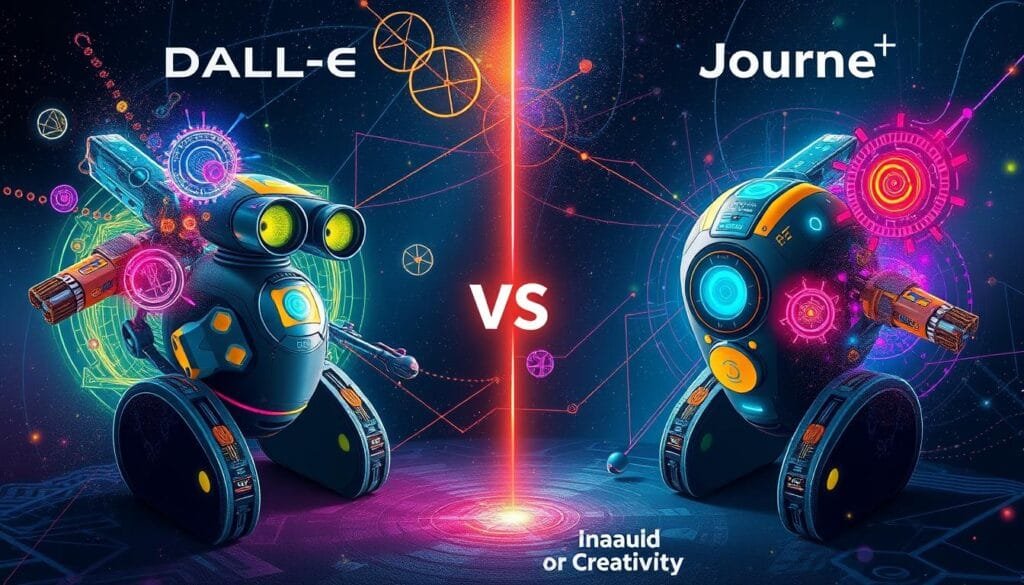 DALL-E vs. Midjourney comparativa de herramientas