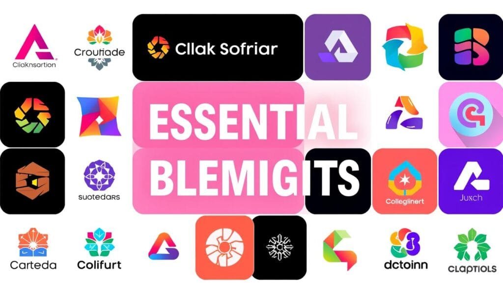 Elementos de diseño en logotipos