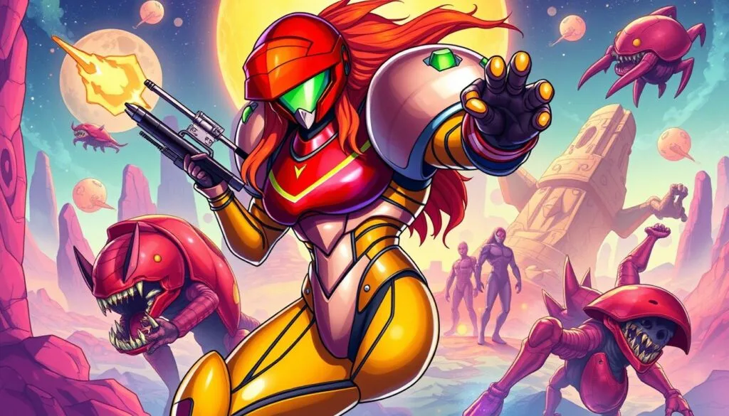 Fan Art de Samus en la comunidad Metroid