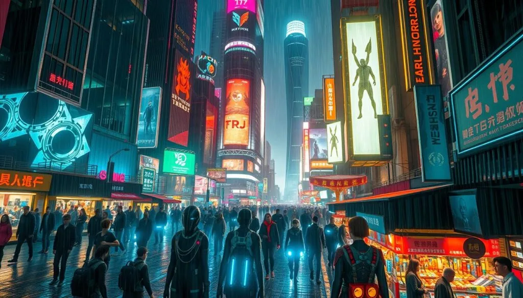 MidJourney generador de imágenes Cyberpunk