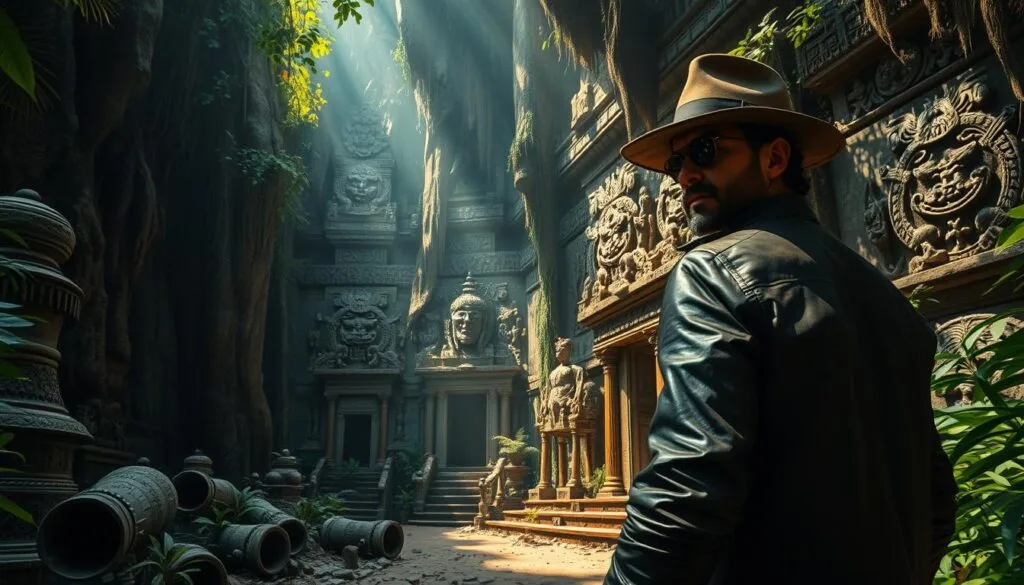 Prompts para crear imagen de personajes de Indiana Jones con IA Prompts para crear imagen de personajes de Indiana Jones con IA