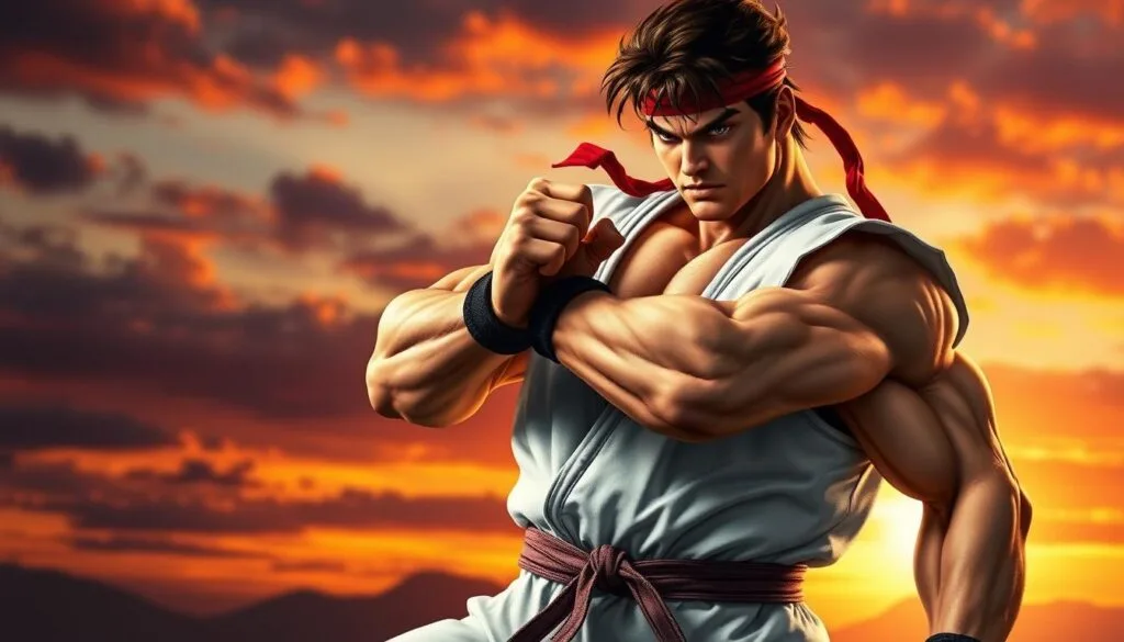 Ryu personajes de Street Fighter generación de imágenes