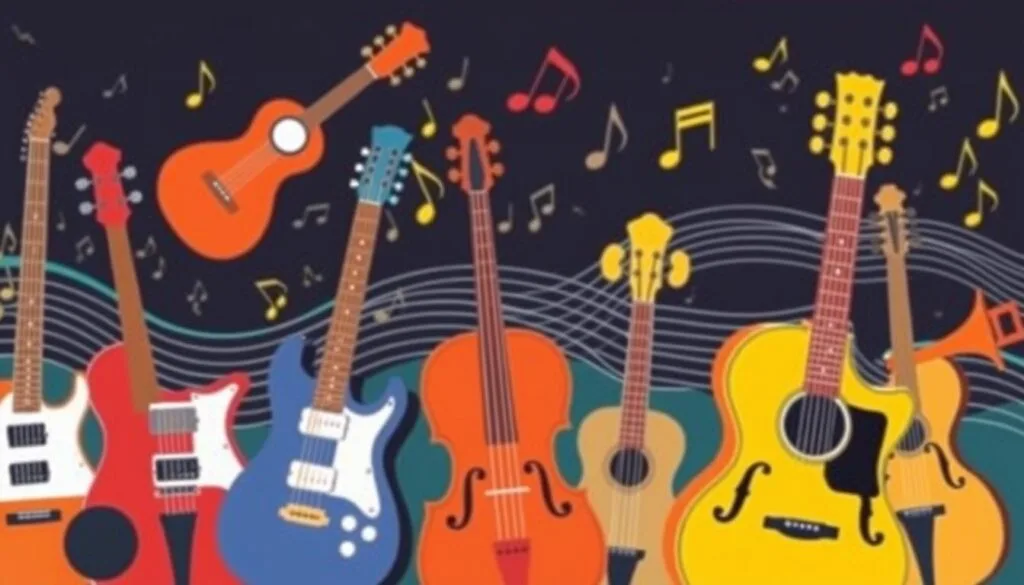 aplicaciones de ilustraciones musicales