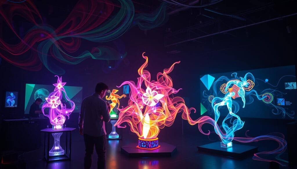 artistas holográficos