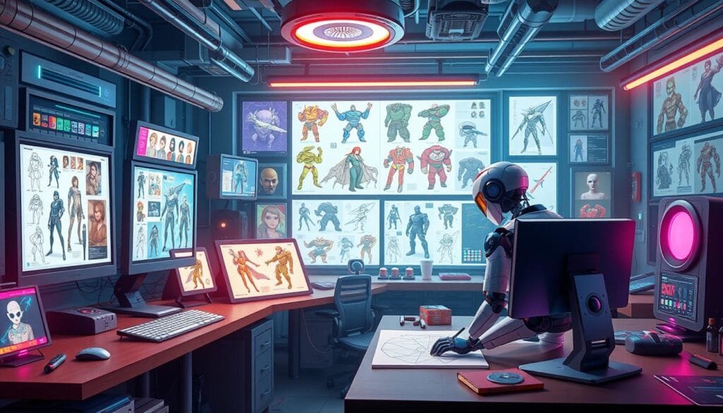 beneficios de IA en diseño de personajes