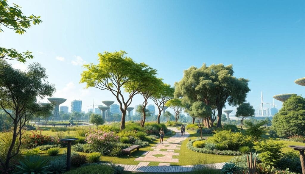 casos de uso de IA en diseño de espacios verdes