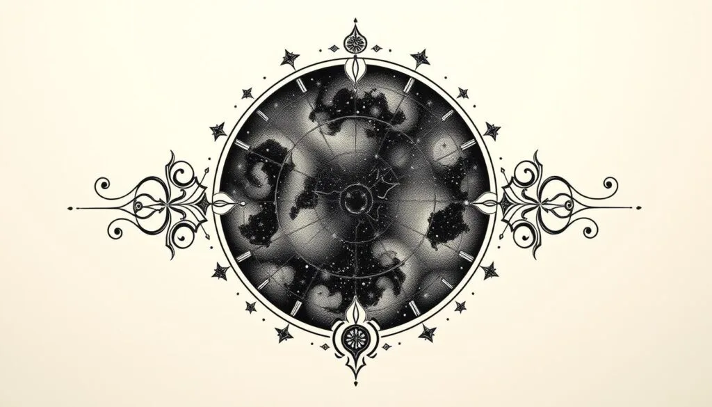 constelaciones en tatuajes