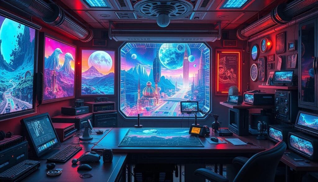 creación de ilustraciones en la ciencia ficción