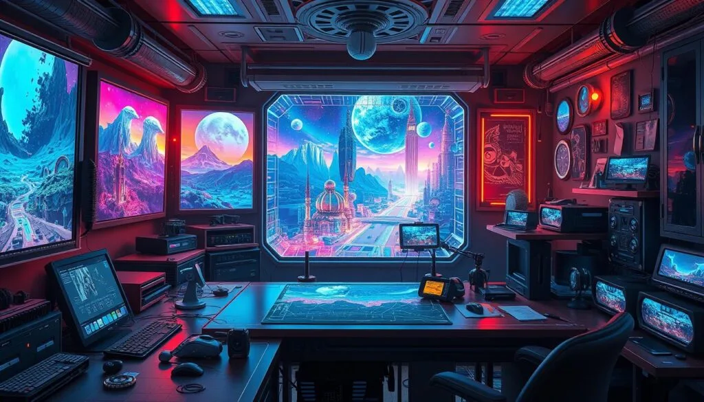 creación de ilustraciones en la ciencia ficción