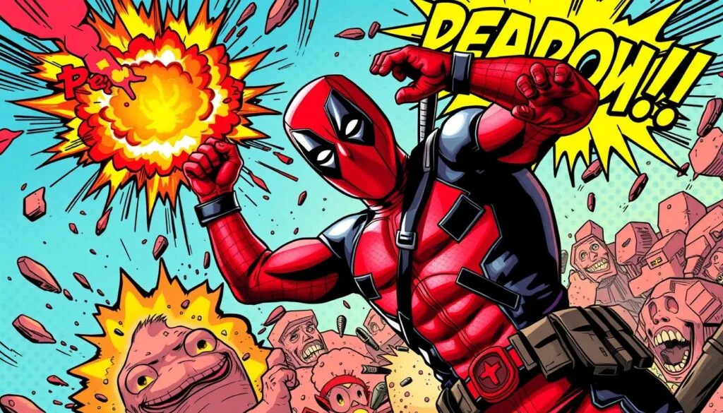 creación de imágenes de Deadpool con IA