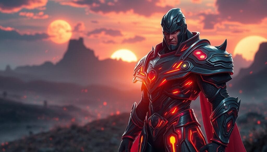 creación de imágenes de héroes