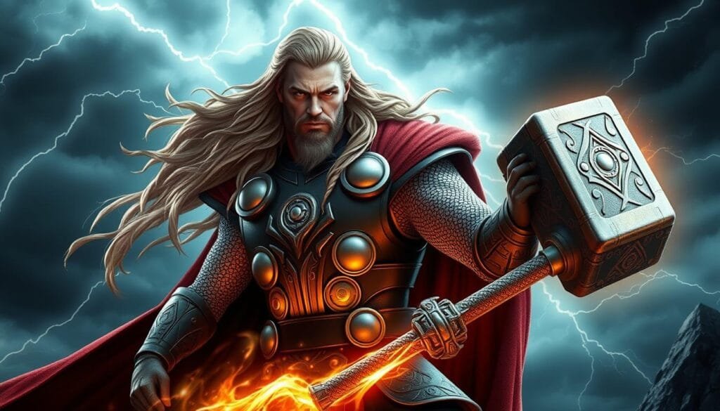 creación de personaje de Thor