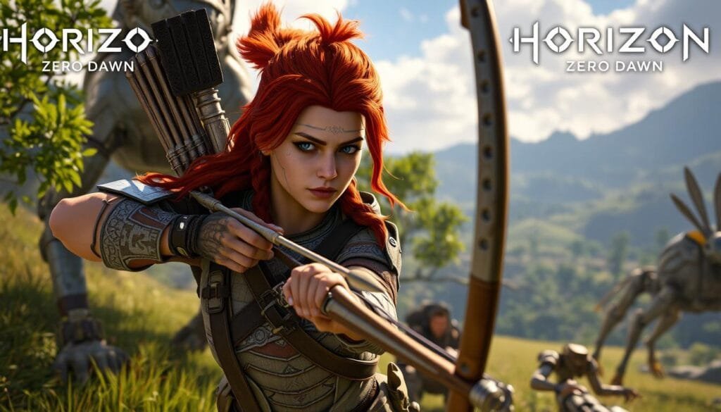 diseño de personaje de Aloy diseño de personaje de Aloy
