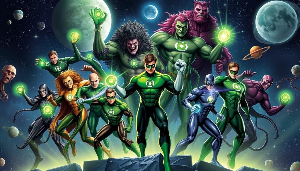 ejemplos de prompts de personajes Green Lantern ejemplos de prompts de personajes Green Lantern