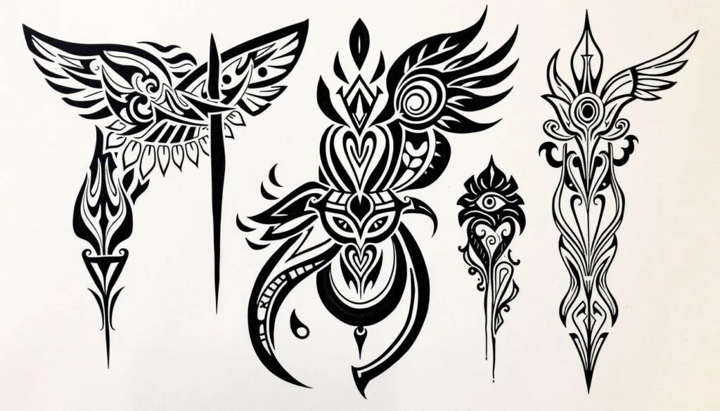 ejemplos de prompts de tatuajes tribales